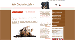 Desktop Screenshot of diehundeschule.at