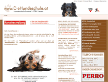 Tablet Screenshot of diehundeschule.at