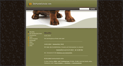 Desktop Screenshot of diehundeschule.com