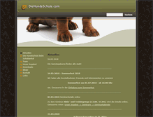 Tablet Screenshot of diehundeschule.com